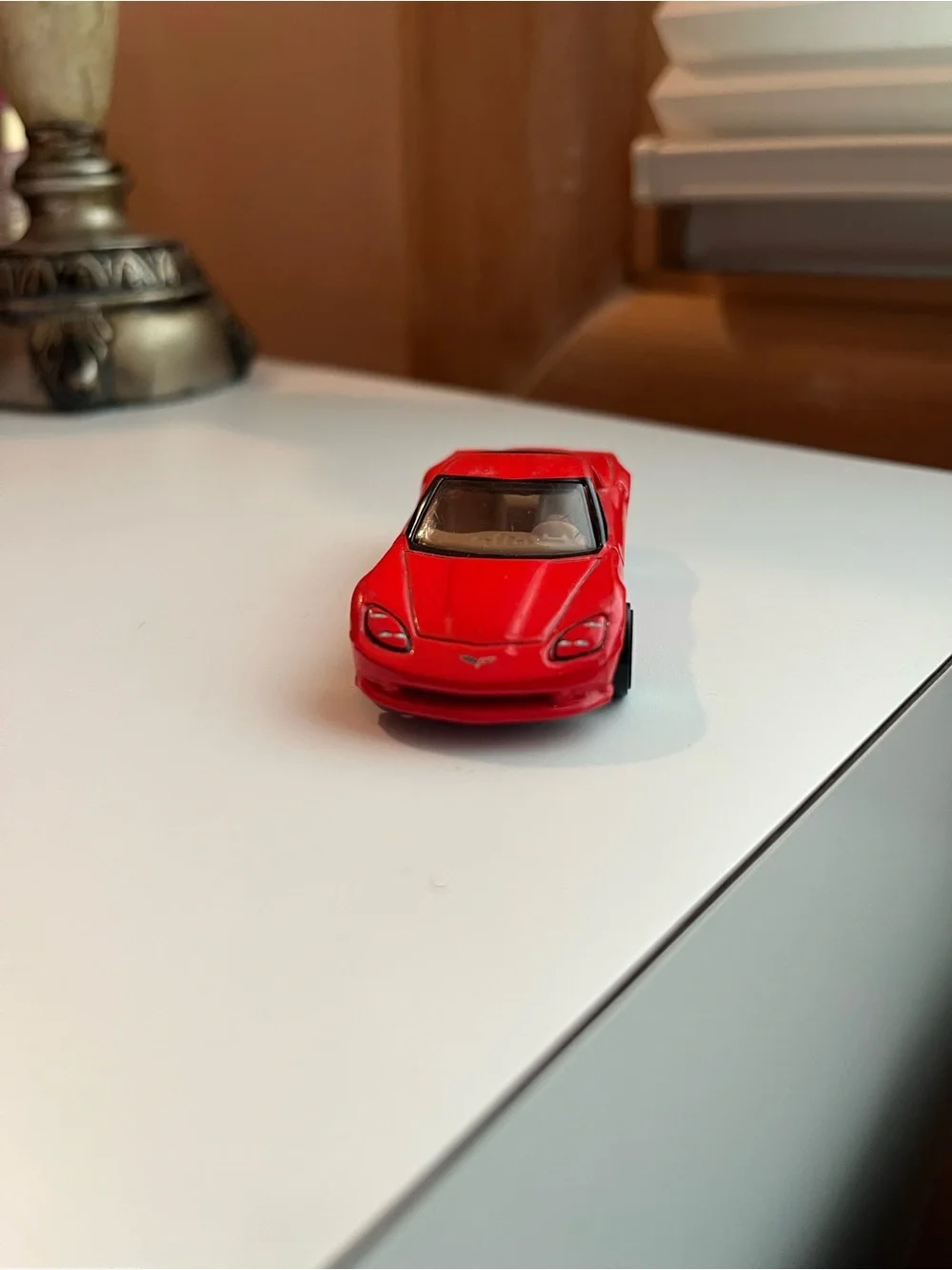 2003 Hot Wheels C6 Corvette red car